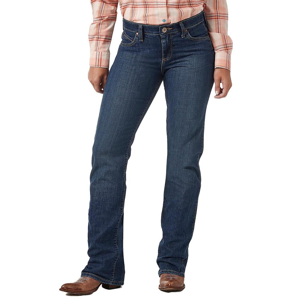 Wrangler Apparel Wrangler Q-Baby Ultimate Riding Jean Mid-Rise Boot Cut Women's Jeans - Tuff Buck