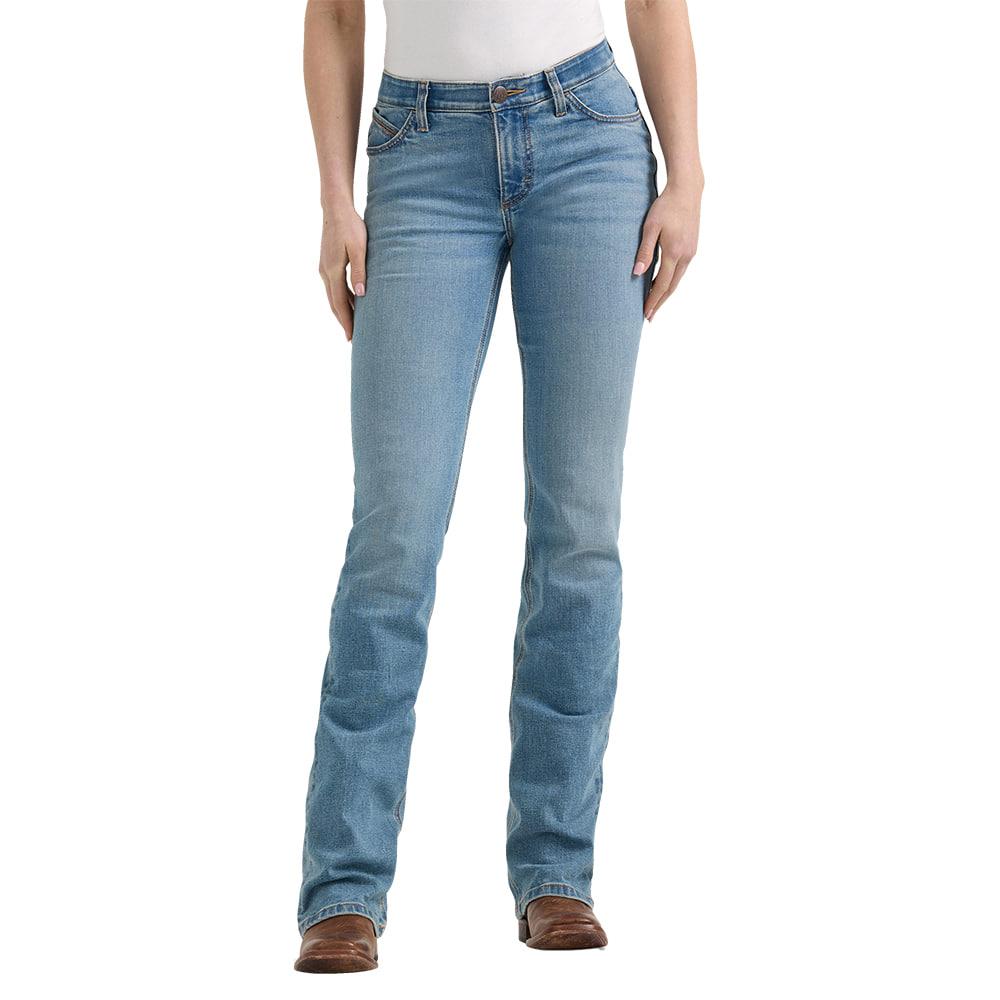 Wrangler Apparel Wrangler Willow Bootcut Performance Women's Jeans In Oliva