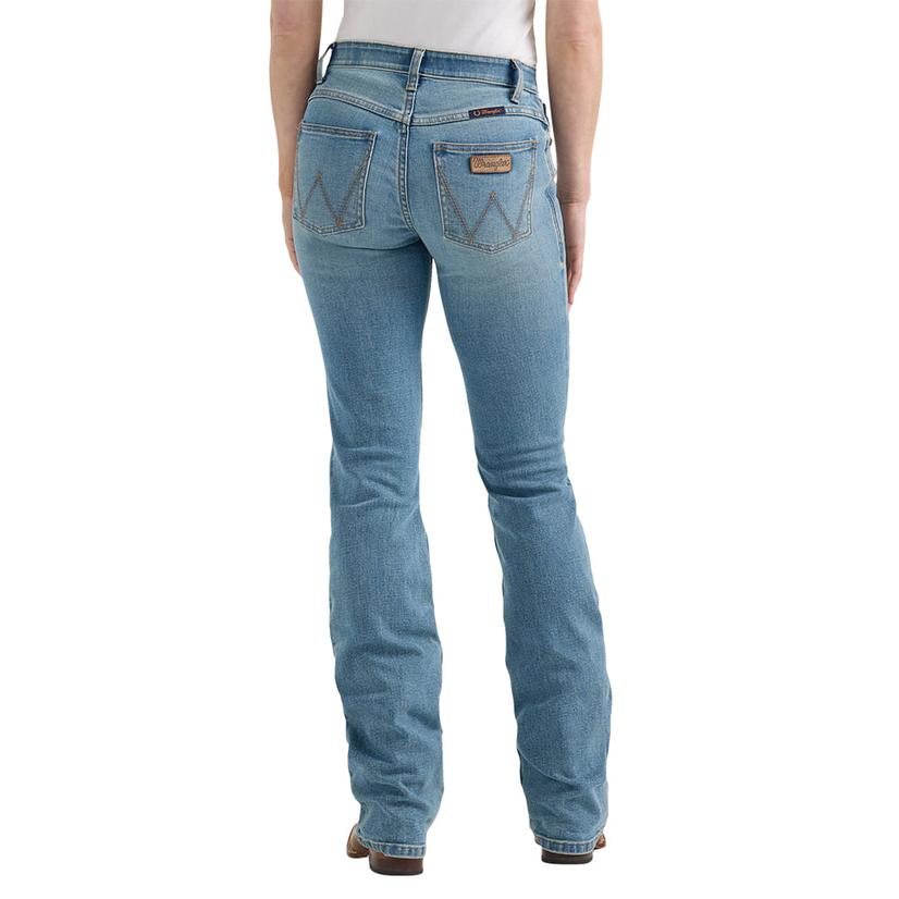 Wrangler Apparel Wrangler Willow Bootcut Performance Women's Jeans In Oliva