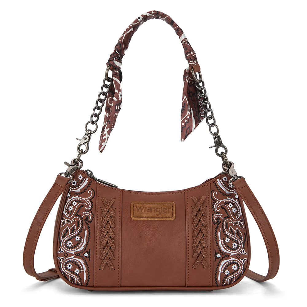 Wrangler Other Wrangler Brown Bandana Paisley Print Shoulder Bag