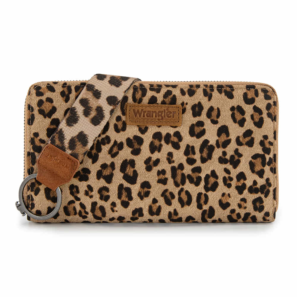 Wrangler Other Wrangler Leopard Print Wristlet Wallet