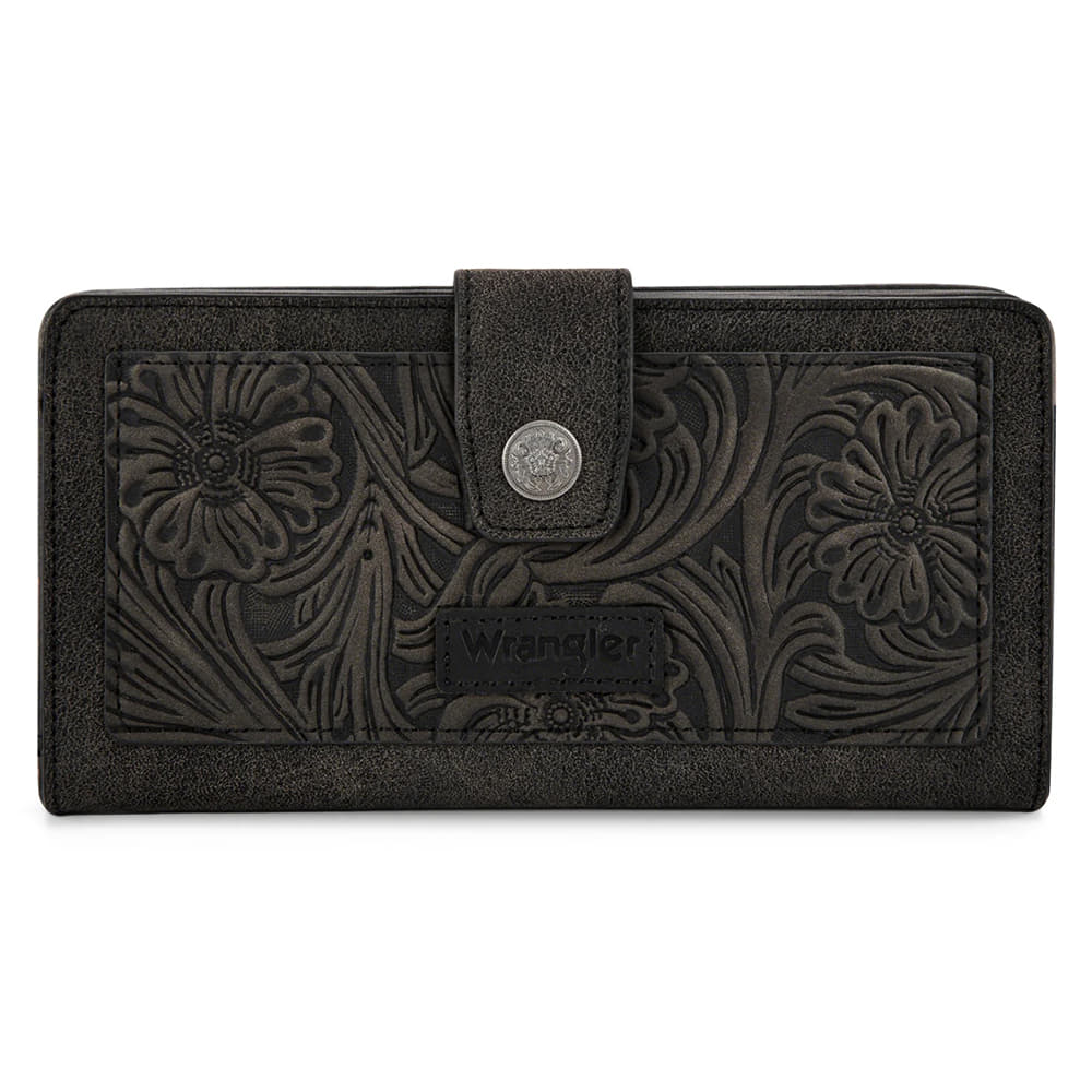 Wrangler Other Wrangler Western Floral Tooled RFID Wallet