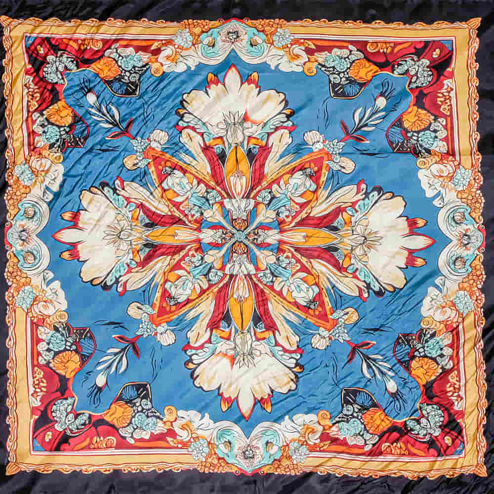 Wyoming Traders Apparel Multi / 34"x34" Wyoming Traders Frontier Steel Wild Rag