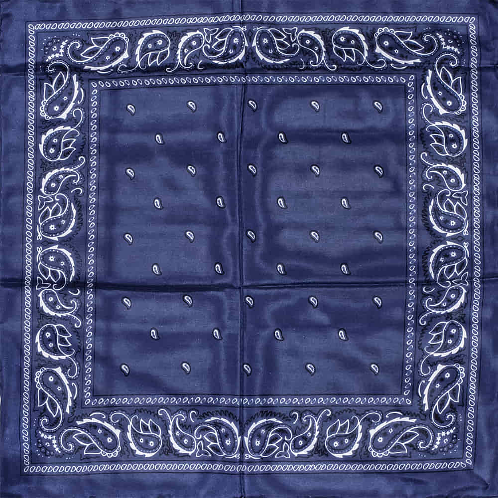 Wyoming Traders Apparel Navy / 20"x20" Wyoming Traders Navy Bandana Wild Rag