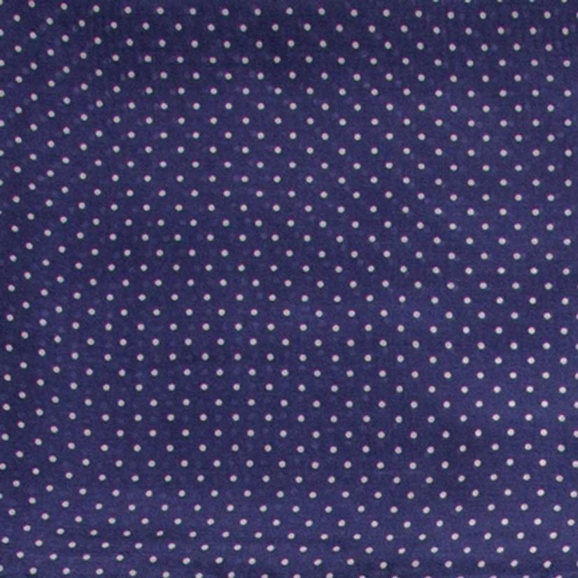 Wyoming Traders Apparel Navy / 34.5"x34.5" Wild Rag Cowboy Polka Dot Silk 34.5x34.5