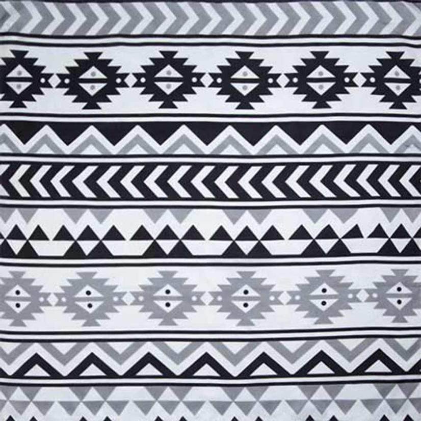 Wyoming Traders Apparel OSFA / BLACK Wild Rag Southwest Prints Silk 34.5x34.5