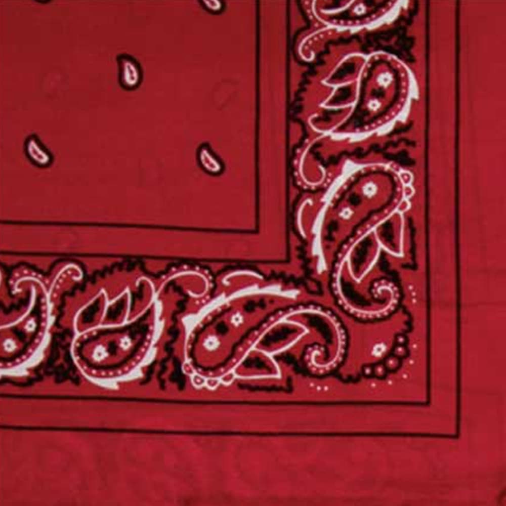 Wyoming Traders Apparel Red / 20"x20" Wyoming Traders Red Bandana Wild Rag 20X20