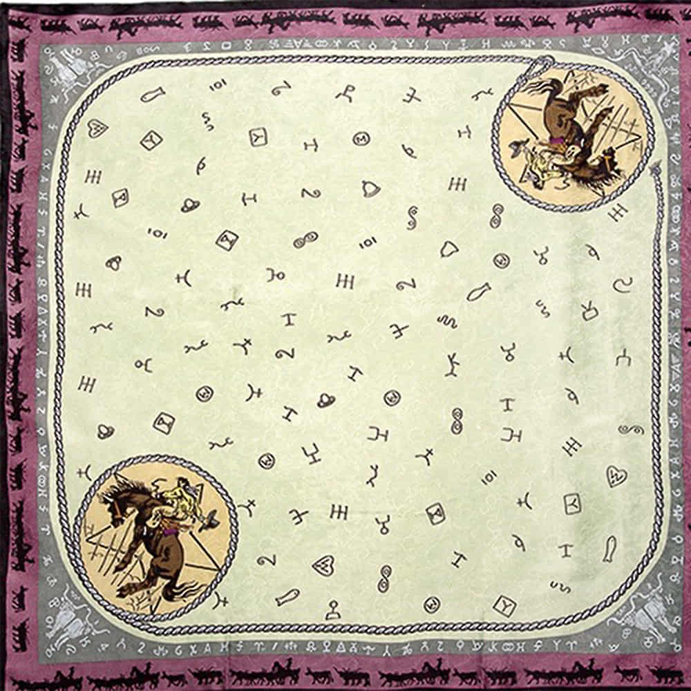 Wyoming Traders Apparel Wyoming Traders Beige Brand Silk Scarf Limited Edition