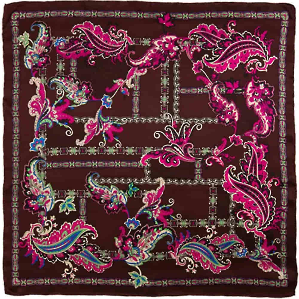 Wyoming Traders Apparel Wyoming Traders Morocco Charmeuse Silk Scarf