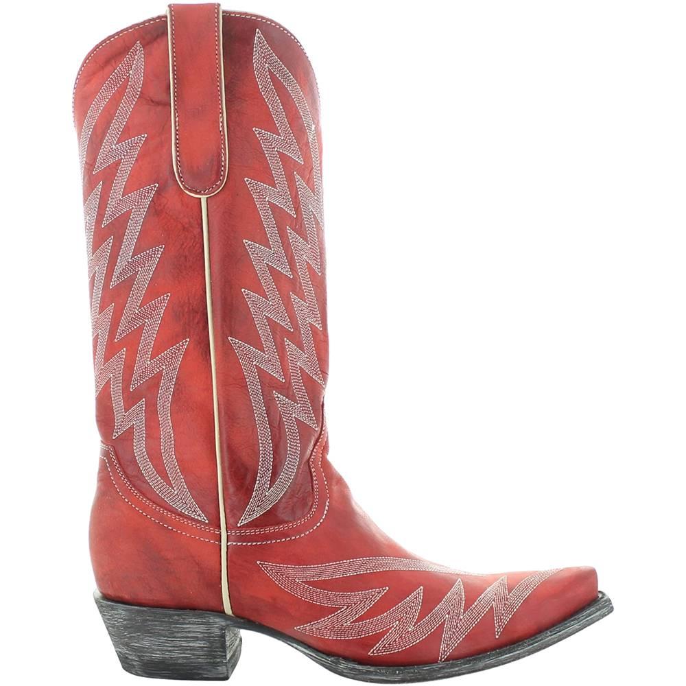 Yippee Ki Yay By OG Footwear Old Gringo Yippee Ki Yay Red Uma Stitched Women's Boots