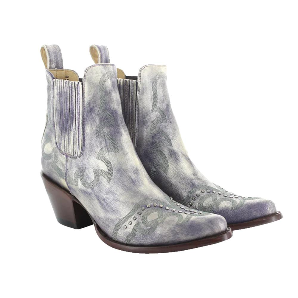 Yippee Ki Yay By OG Footwear Old Gringo Yippee Ki Yay Shay Botin Metallic Lavender Women's Bootie