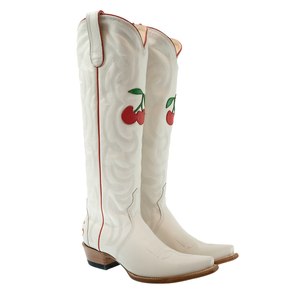 Yippee Ki Yay By OG Footwear Old Gringo Yippee Ki Yay Women's White Cherry Cherry Boots