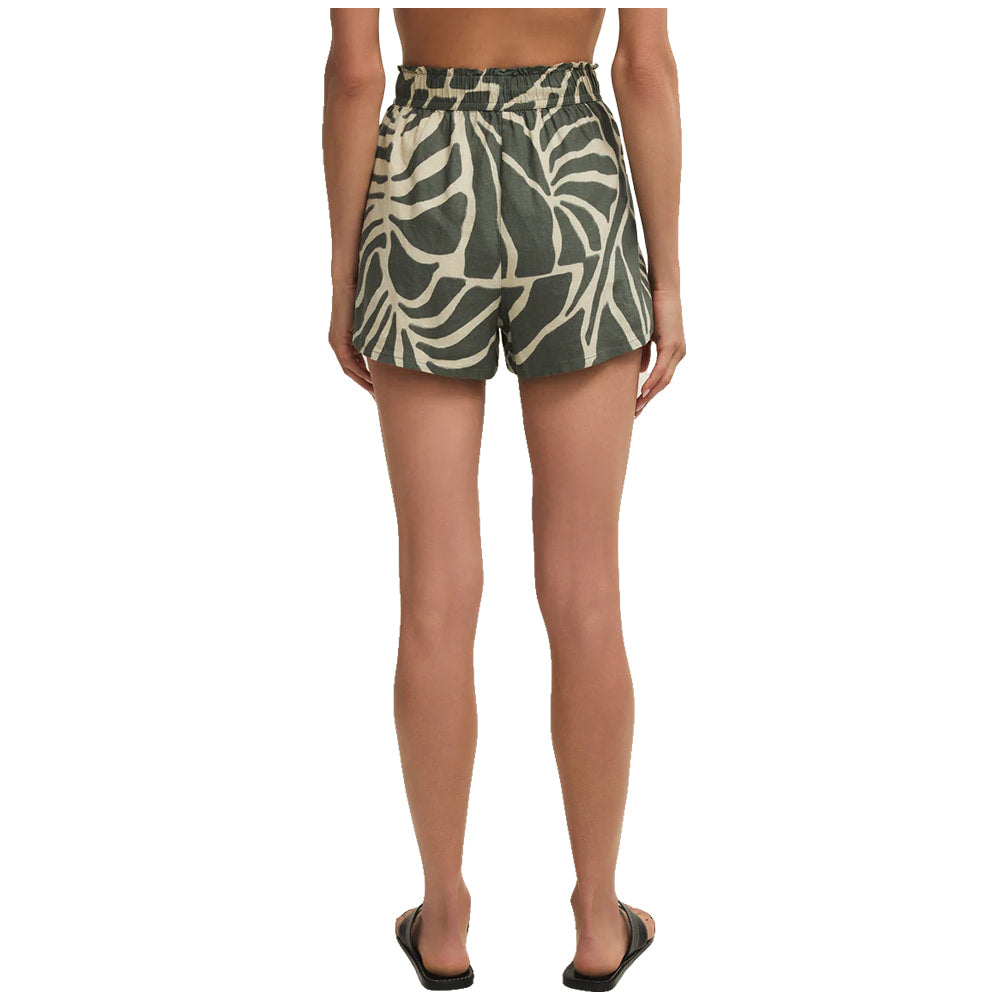 Z Supply 300 WOMENS OTHER WOMENS CIMA TOVA PALM SHORT IN TEA LEAF