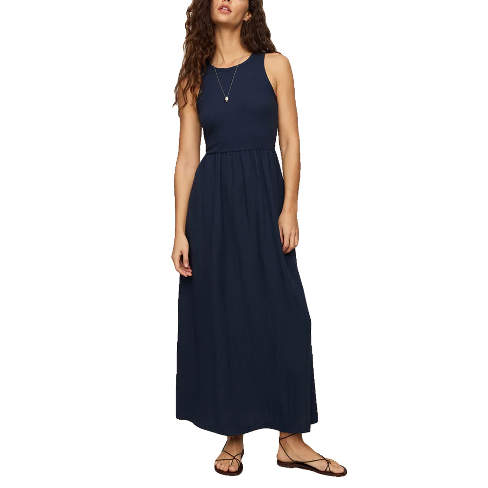 Z Supply Apparel WOMENS CHARLOTTE MIDI DRESS IN ECLIPSE