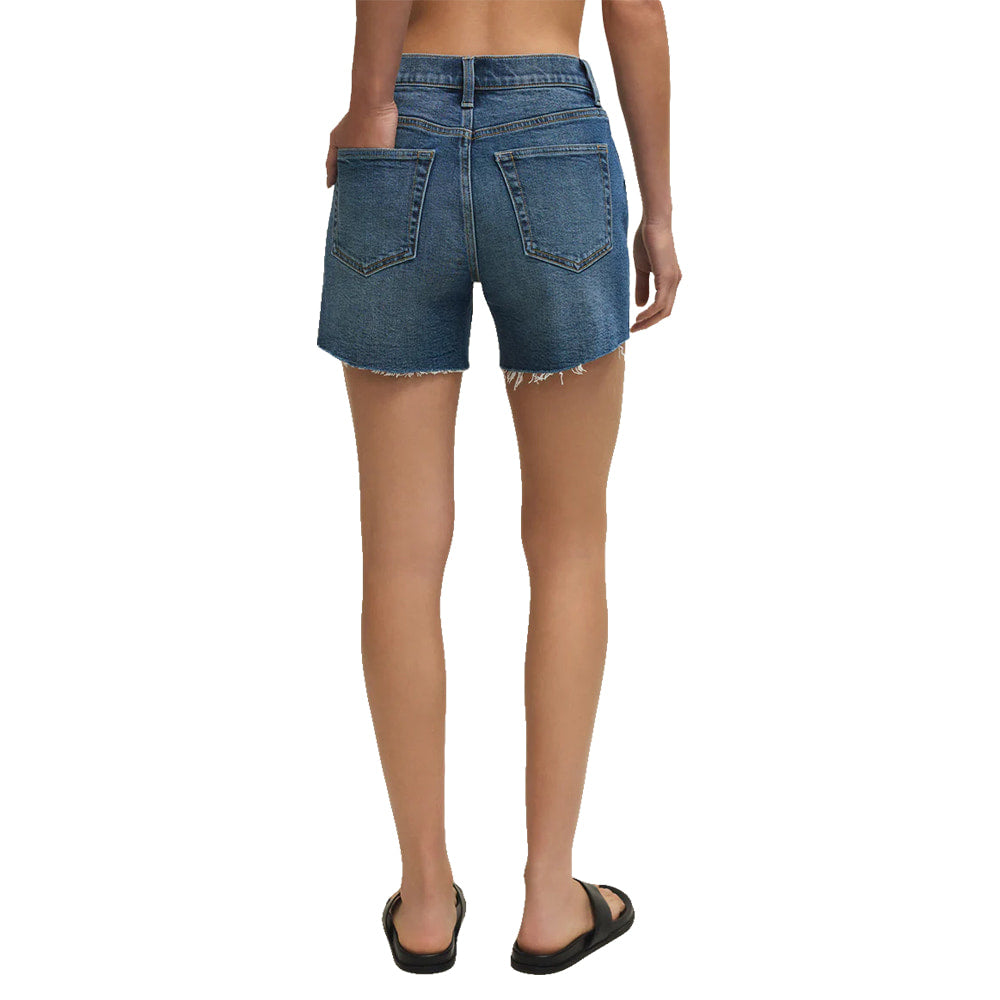 Z Supply Apparel WOMENS JONAH MID RISE RELAXED SHORT IN LISBON