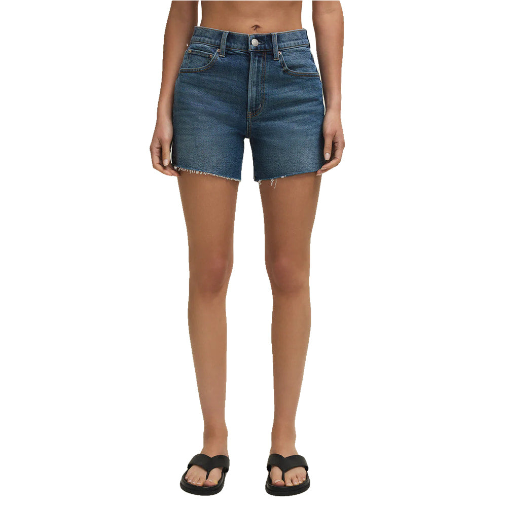 Z Supply Apparel WOMENS JONAH MID RISE RELAXED SHORT IN LISBON