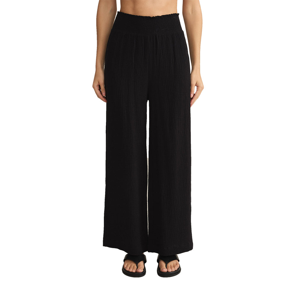 Z Supply Apparel Z Supply Cassidy Gauze Black Pants