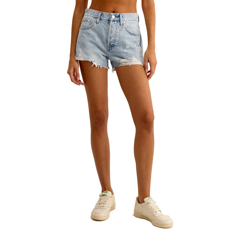 Z Supply Apparel Z Supply Indigo Classic Hi-Rise Women's Denim Shorts