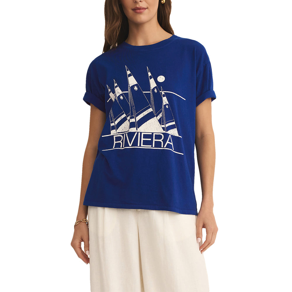 Z Supply Apparel Z Supply Riviera Boyfriend Oceanside Women's Graphic Tee