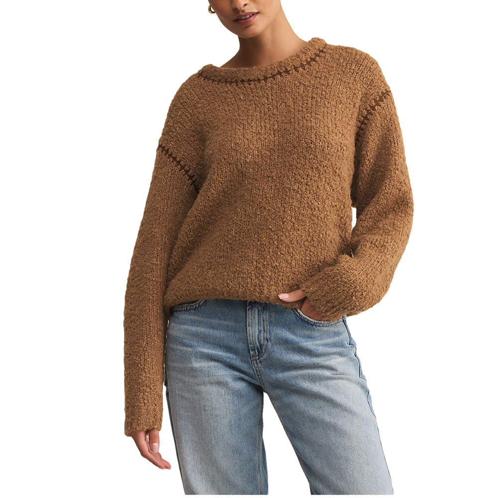 Z Supply Apparel Z Supply Women's Romnie Sweater in Coconut