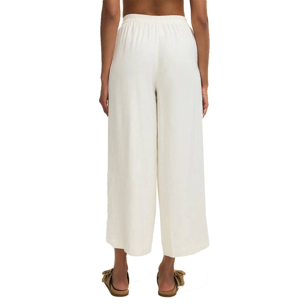 Z Supply Apparel Z Supply Women's Scout Linen Pants in White