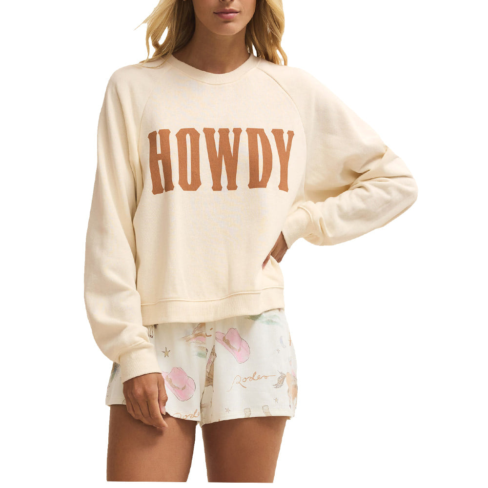Z Supply Apparel Z Supply Women's Vanilla Ice Howdy Sweatshirt