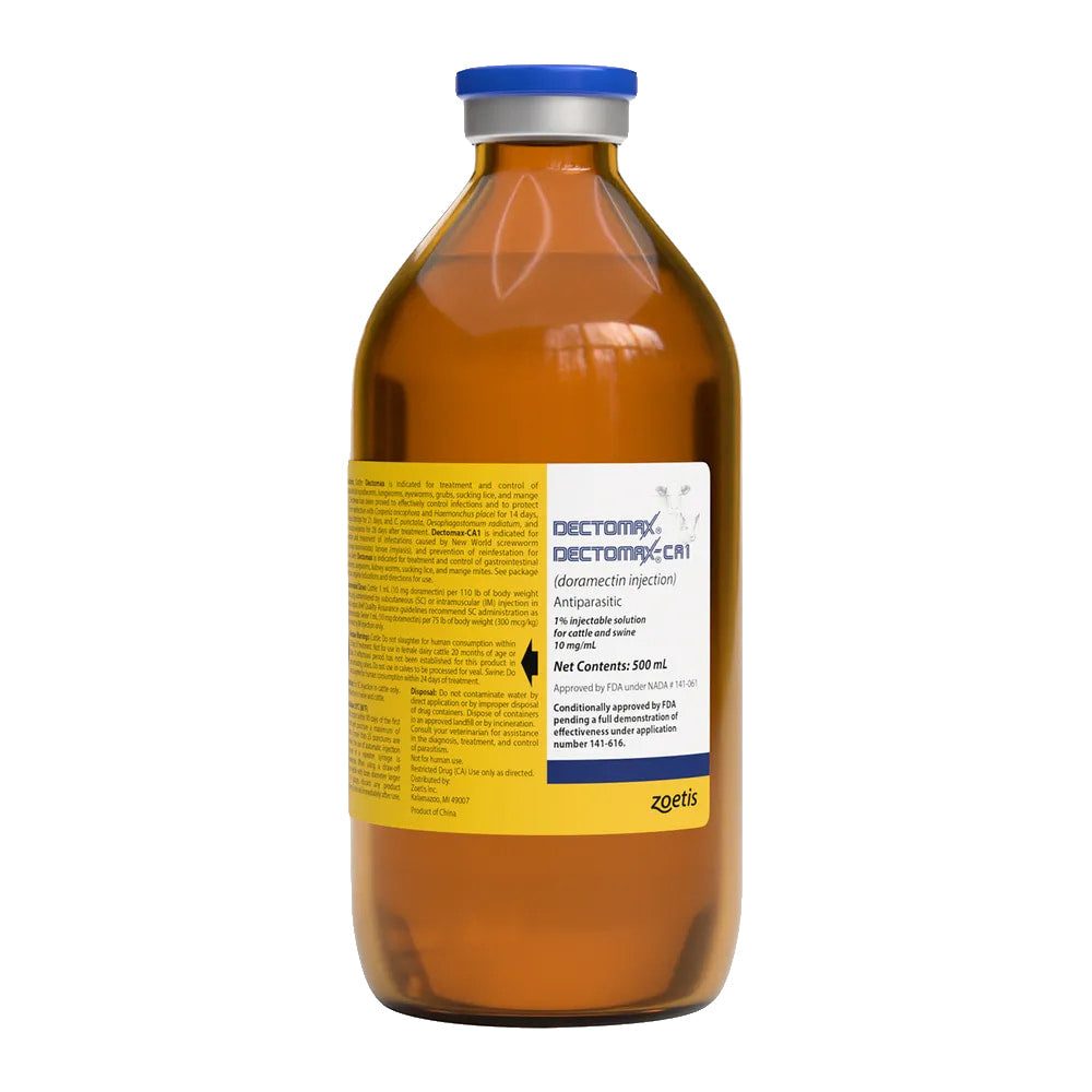 Zoetis Supplies Zoetis Dectomax 1% 500ml Injectable