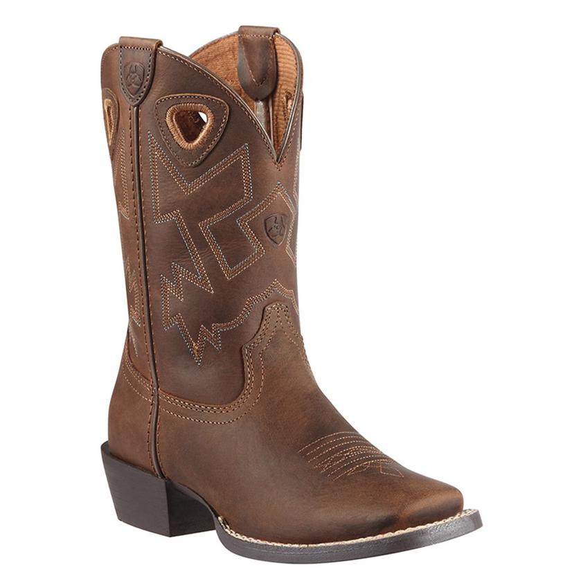 Ariat Charger Square Toe Distressed Kid 