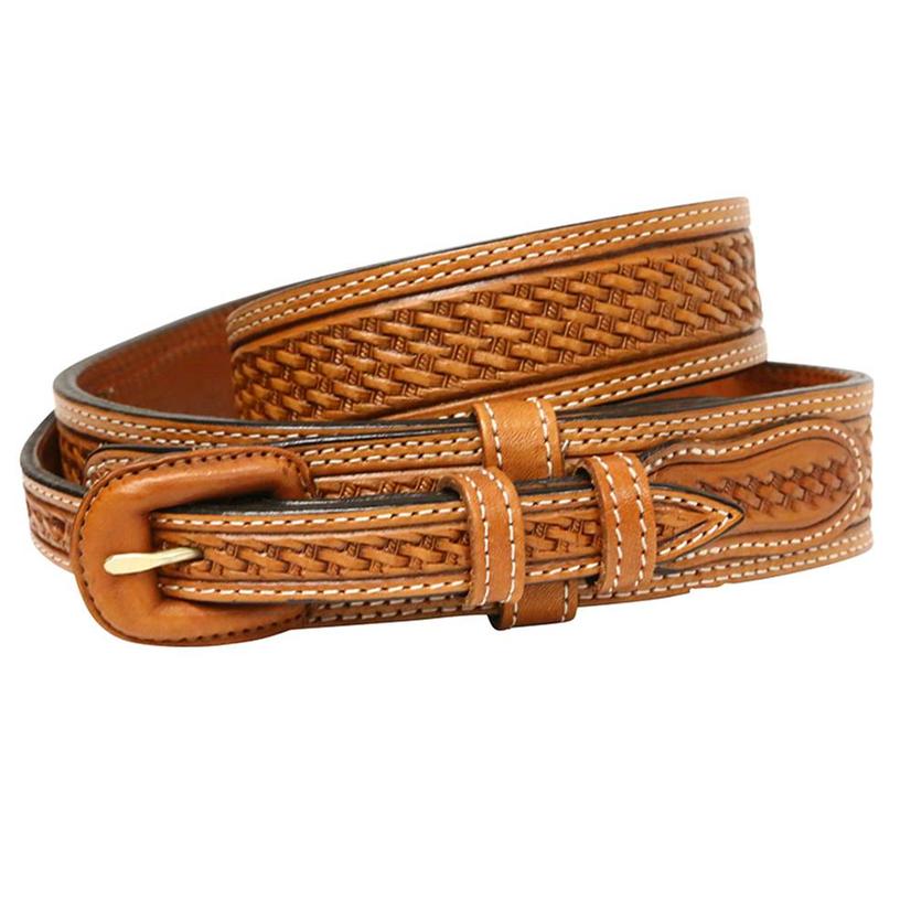 tooled leather belts