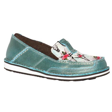 womens western slip on shoes