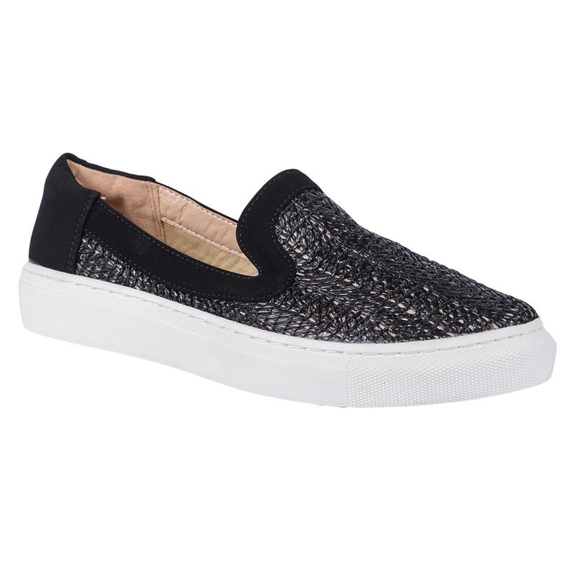 SBICCA Rafa Black Mesh Slipon Shoe