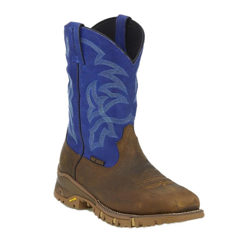 blue tony lama boots