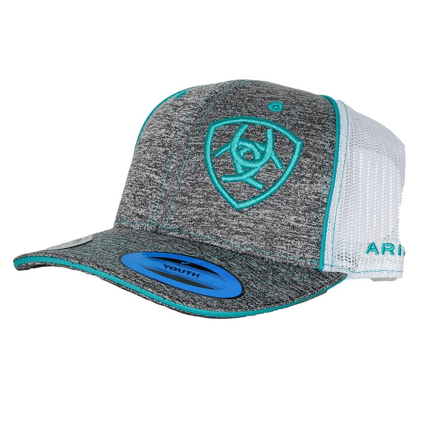 blue ariat hat