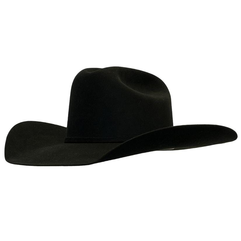 Resistol 40X Arena 4.25in Brim Black Felt Hat - Precreased