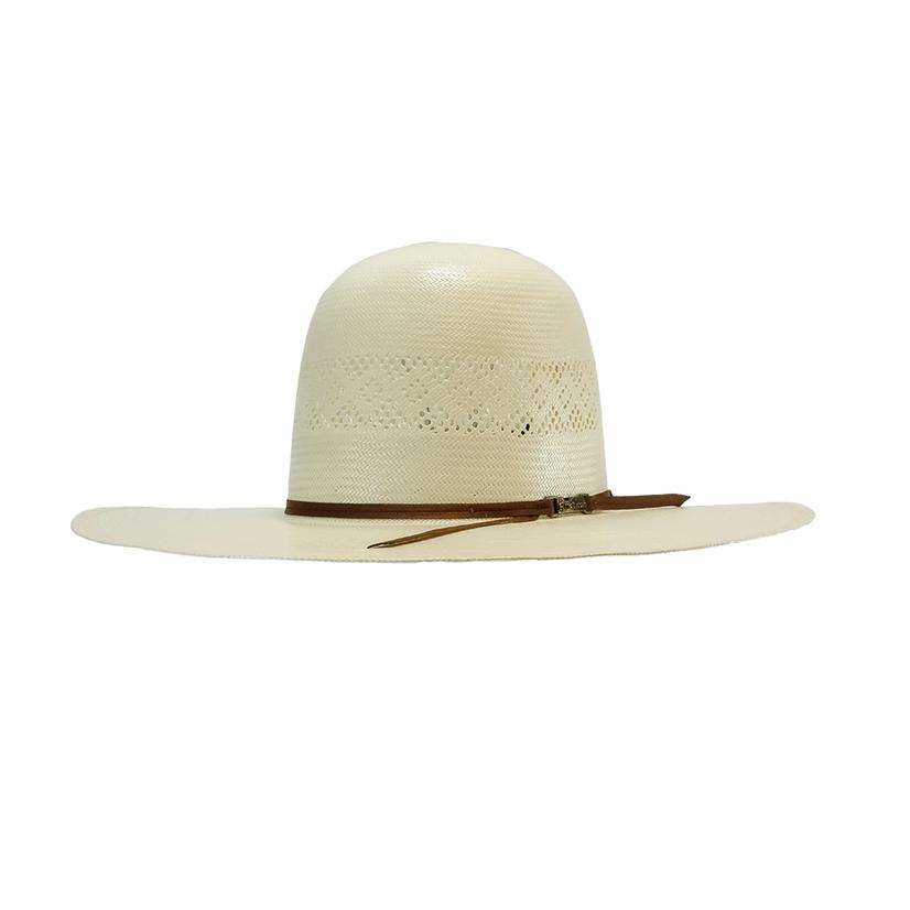 American Hat Company 4.5inch Brim Open Crown Natural Straw Hat