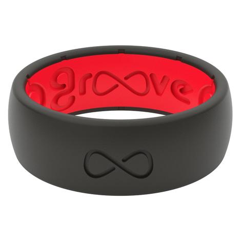 Groove Life Original Solid Silicone Ring - Black Raspberry Red