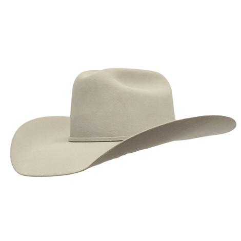 Black Open Crown Felt Cowboy Hat