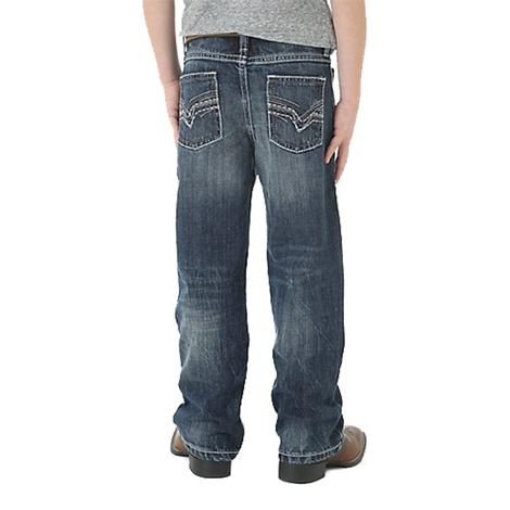 Wrangler 20X No. 42 Vintage Bootcut Canyon Lake Wash Boy's Jeans - Size 8-18