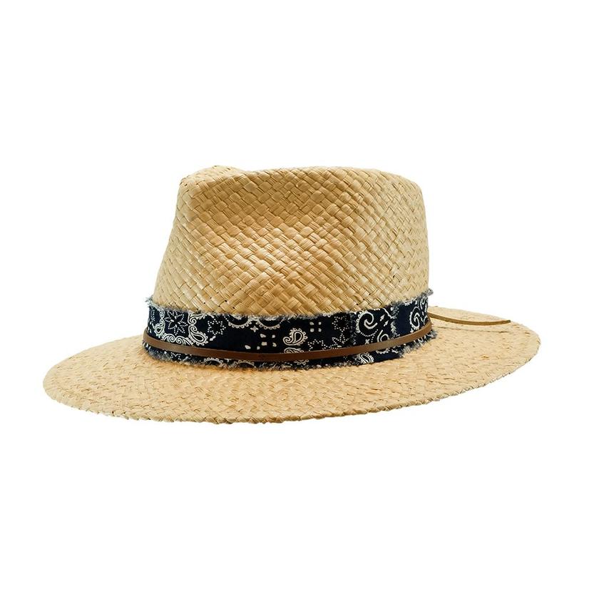 Wyeth Adam Straw Hat Bandana Trim