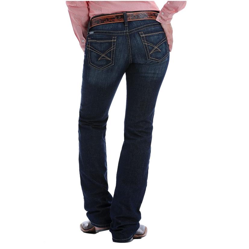 Ada Relaxed Fit Dark Wash Womens Jeans by Cinch