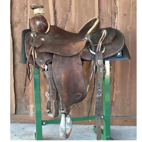 used ranch saddles barrel saddle roughout stt roper