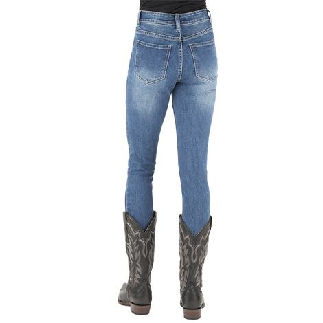 Stetson High Waist Plain Pocket Women's Skinny Jeans