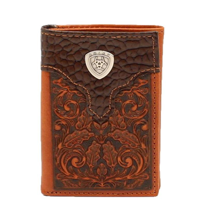 Trifold Crocodile Men's Wallet by Ariat