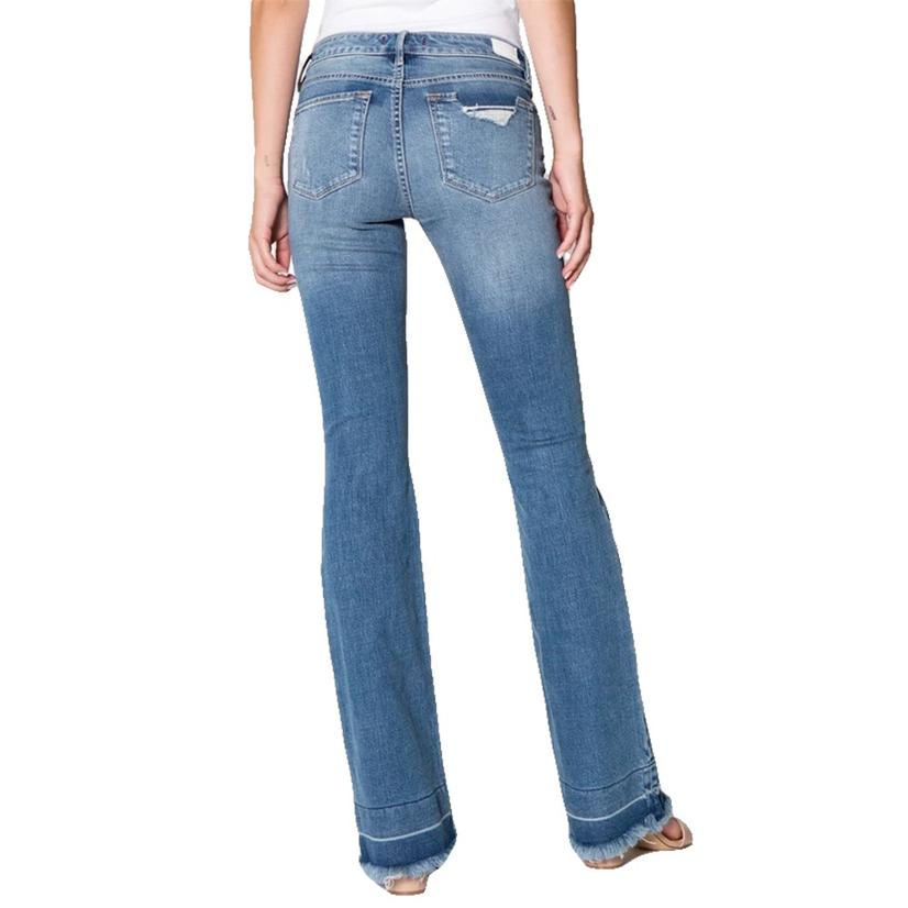 Sloane Mid Rise Women's Bootcut Jeans by Dear John Denim