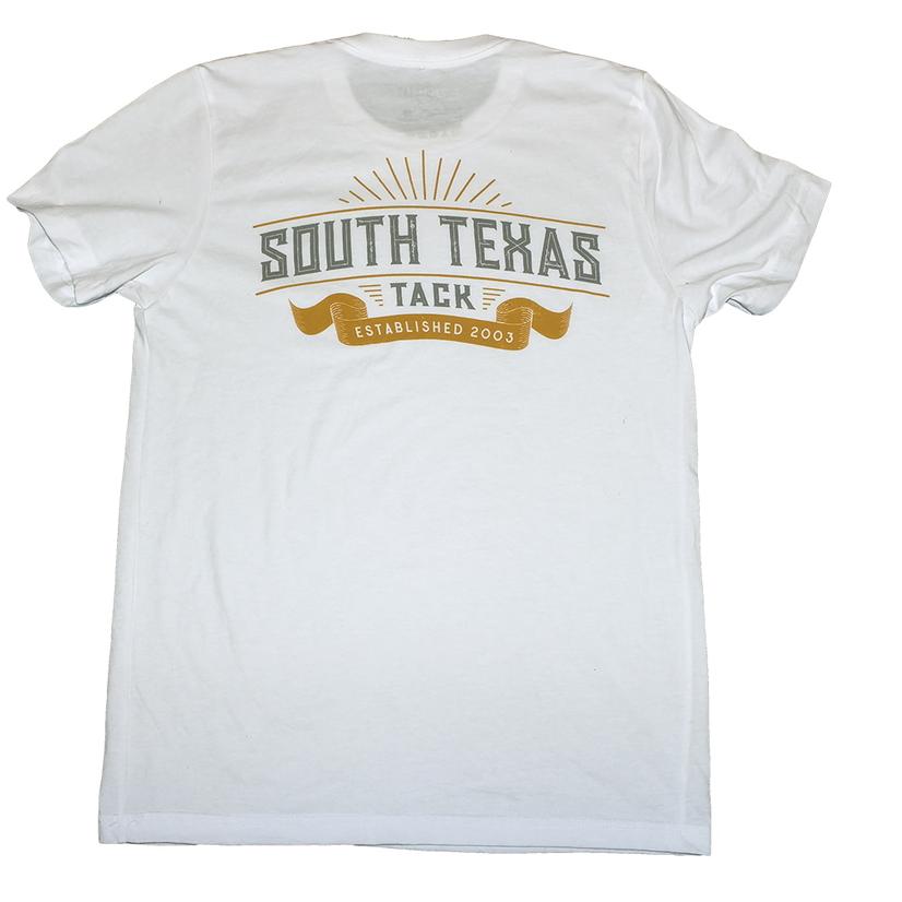 South Texas Tack White Ribbon Men's T-Shirt