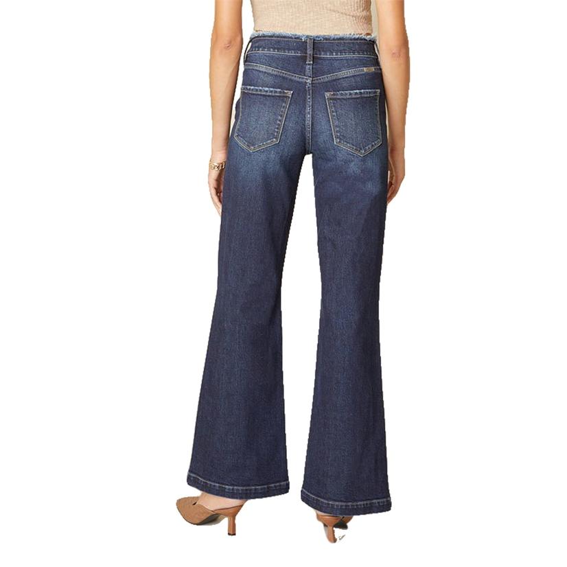 Kancan Aisha High Rise Holly Flare Women's Jeans