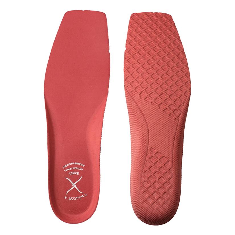 Red NWS Footbed Women's Insoles by Twisted X