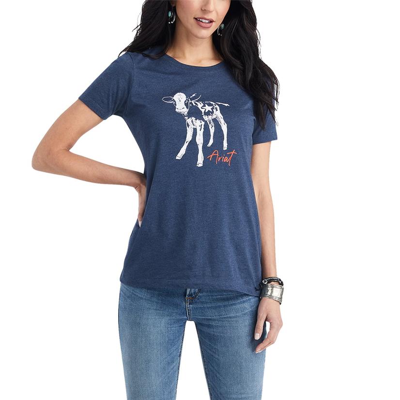 Navy Calf Women's Shirt by Ariat