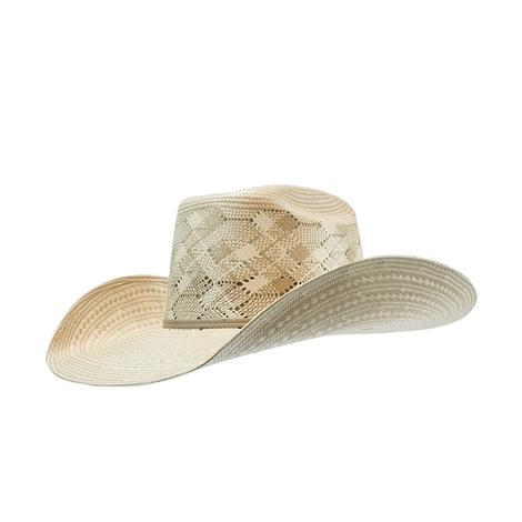 Cody Johnson Madisonville 4.25 Brim Natural and Tan Pre-creased Straw Hat  by Resistol