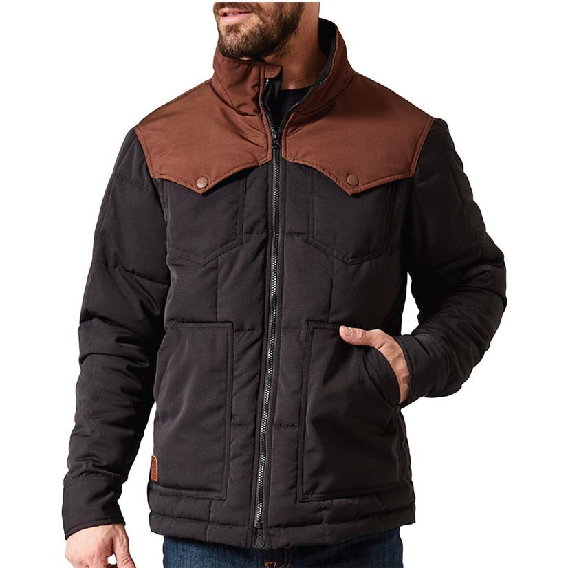 Colt Black and Brown Men's Jacket by Kimes Ranch